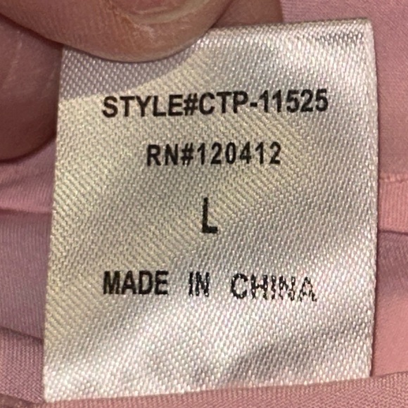 Cotton candy LA Swirl Halter Crop Top w mini skirt L satiny 115 - Picture 6 of 6